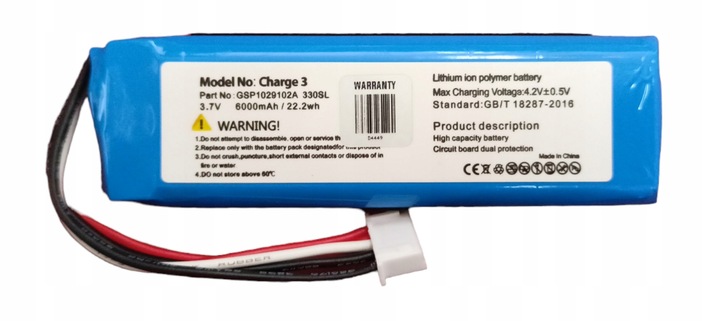Bateria akumulator JML330SL JBL CHARGE 3