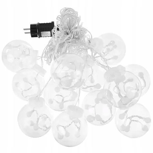 Kurtyna Świetlna 108LED Zewnętrzna Węwnętrzna USB Biały Zimny Lampki