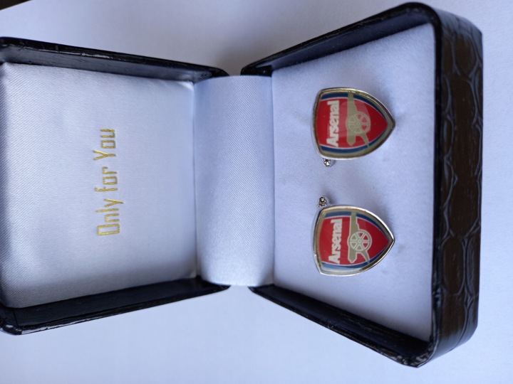 Spinki do mankietów koszuli dla kibica Arsenal