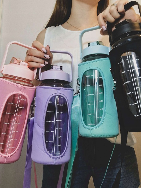 Butelka motywacyjna bidon 2L z pokrowcem HIT !!