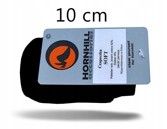 Supercienka TERMOAKTYWNA czapka Soft pod kask z J. srebra. SEZONOWA OBNIŻKA