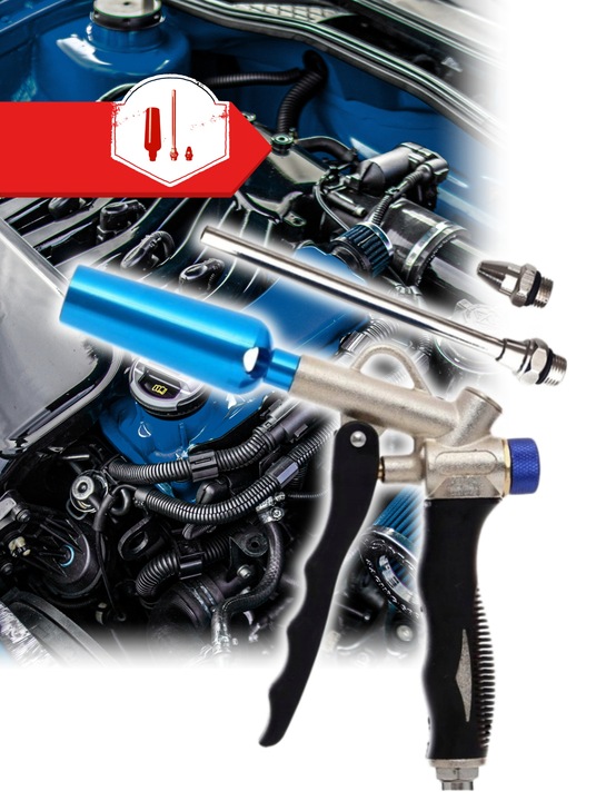 PISTOLET DO PRZEDMUCHIWANIA Z DYSZĄ VENTURIEGO