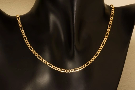 ZŁOTY ŁAŃCUSZEK FIGARO 55 CM PR 333