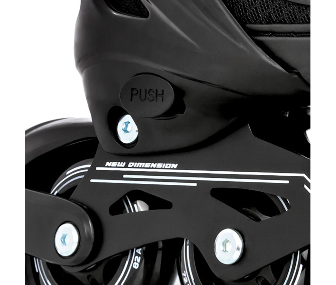 Rolki Regulowane RAVEN Drill Black 34-37