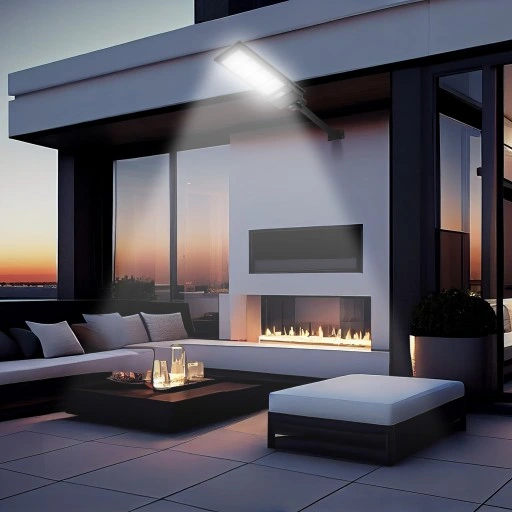 LAMPA SOLARNA ULICZNA LED Z CZUJNIKIEM RUCHU 360W