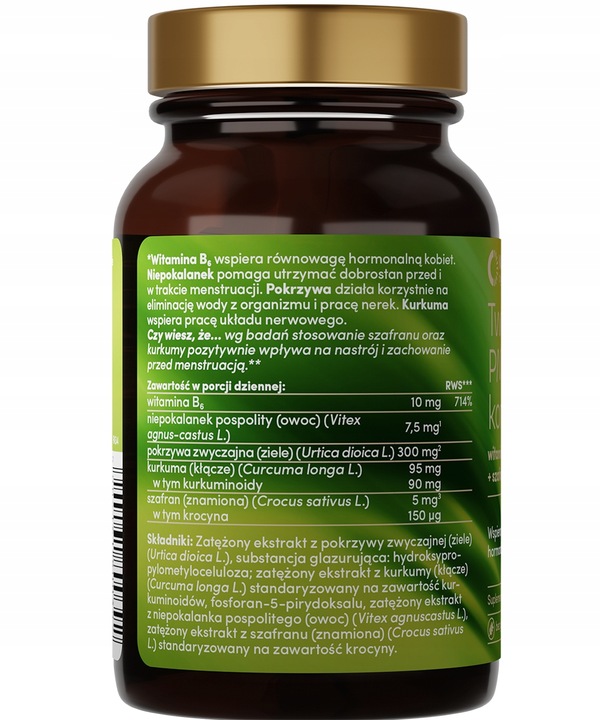 Suplement diety - Twój PMS pod kontrolą* - 60 kapsułek - Nutrique