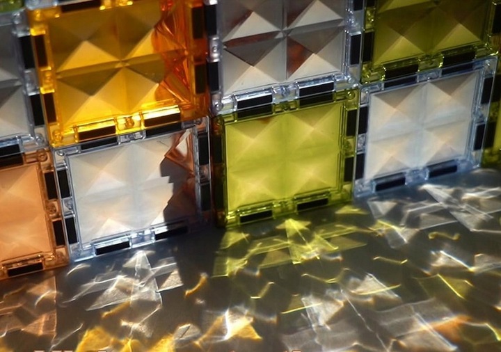 KLOCKI MAGNETYCZNE KLOCKI KONSTRUKCYJNE PANELE 100 EL