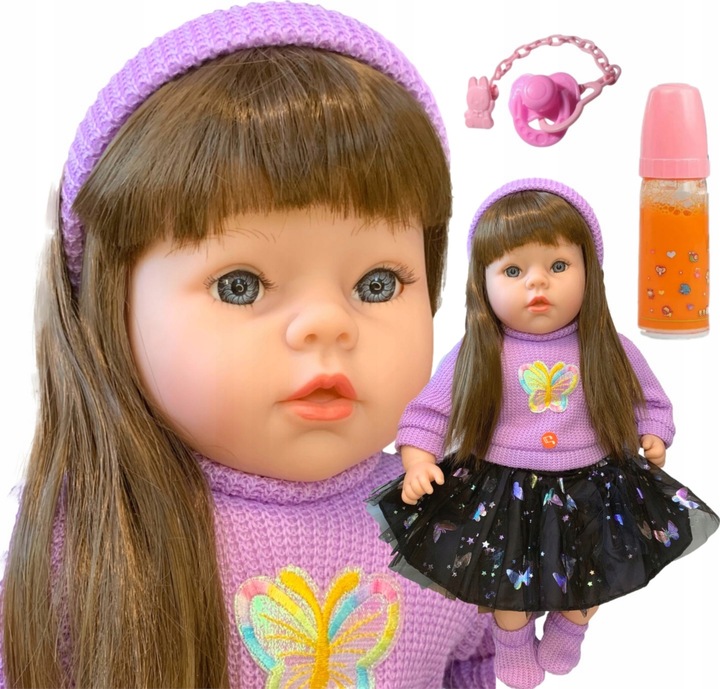 LALKA JAK ŻYWA mówi i śpiewa bobas NEW +GRATIS