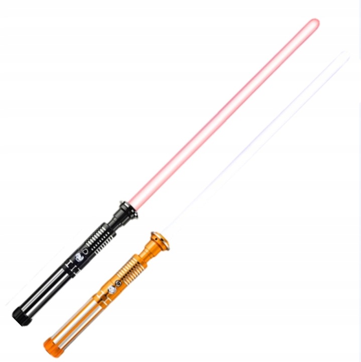 MIECZ ŚWIETLNY ŚWIECĄCY Z DŹWIĘK STAR WARS ZABAWKOWY RGB 16 KOL METAL MIECZ