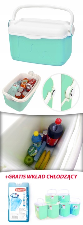 Lodówka przenośna turystyczna Curver 159907 10 l niebieska