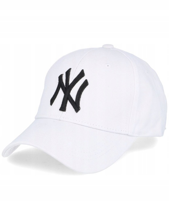 Czapka z daszkiem snapback regulowana biała