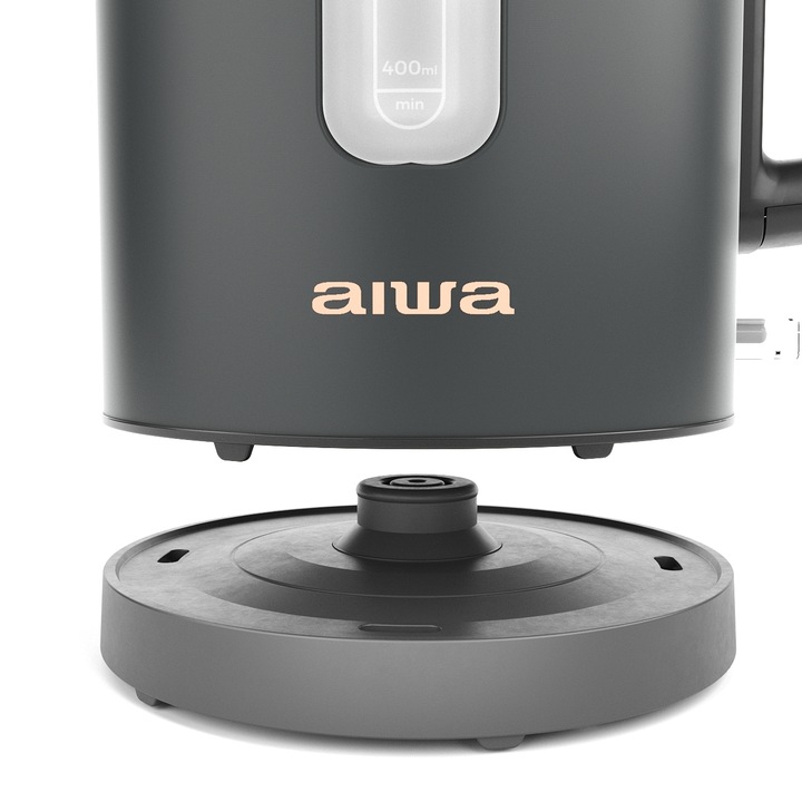 CZAJNIK ZE STALI NIERDZEWNEJ 1L 2200W ROTACJA 360 AIWA AKT-1000 RYUJIN