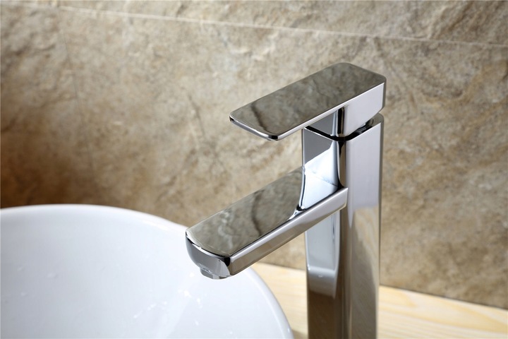 BATERIA UMYWALKOWA ŁAZIENKOWA STOJĄCA NABLATOWA KRAN DO UMYWALKI CHROM