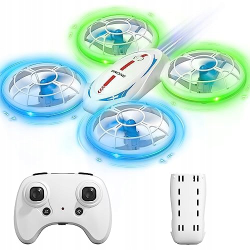 Dron RC Z Diodami LED Do Latania W Nocy Dla Dzieci Quadcopter Helikopter