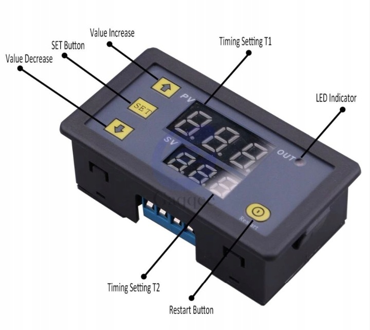 Programator czasowy timer zegar przekaźnik 230V