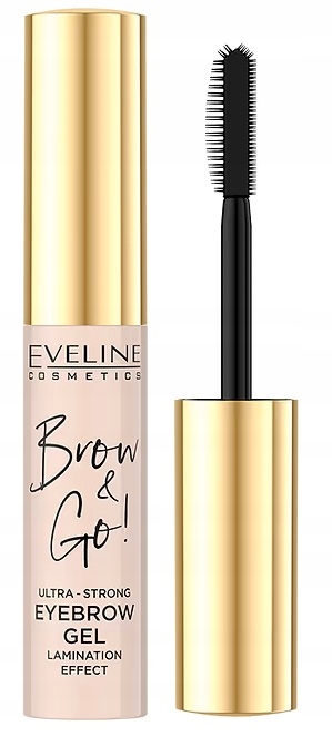 Ultramocny żel do briw Eveline Brow&Go transparentny efekt jak po laminacji