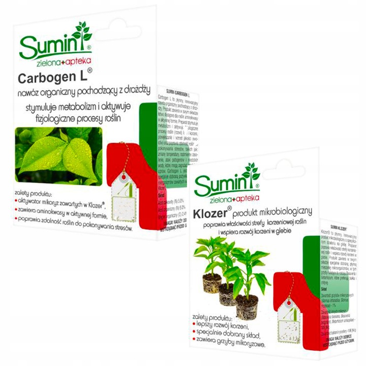 KLOZER & CARBOGEN L 2x20ml OWADOBÓJCZY OPUCHLAK NEEMAZAL PĘDRAKI DRUTOWCE