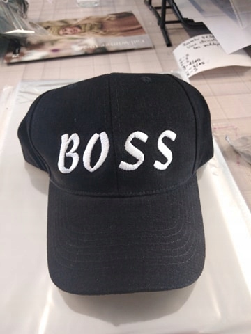 CZAPKA BEJSBOLÓWKA HAFT LOGO NAPISEM NADRUKIEM