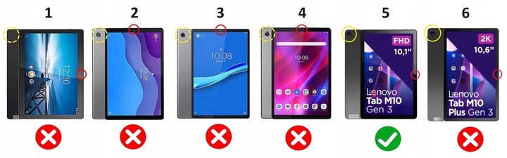 ETUI do Lenovo Tab M10 10.1 2022 3 GEN TB328 FU/XU