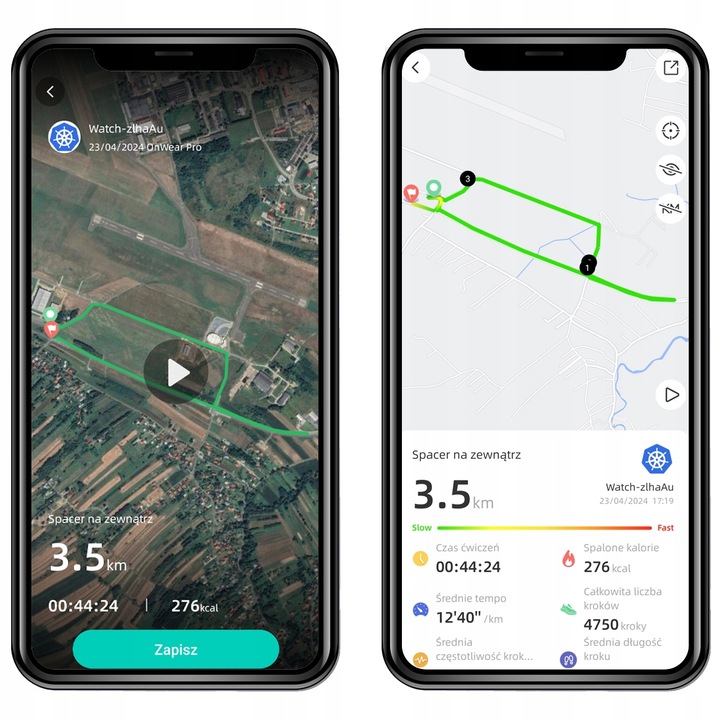 SMARTWATCH MĘSKI ZEGAREK FUNKCJA GPS ROZMOWY POLSKIE MENU TĘTNO 410mAh
