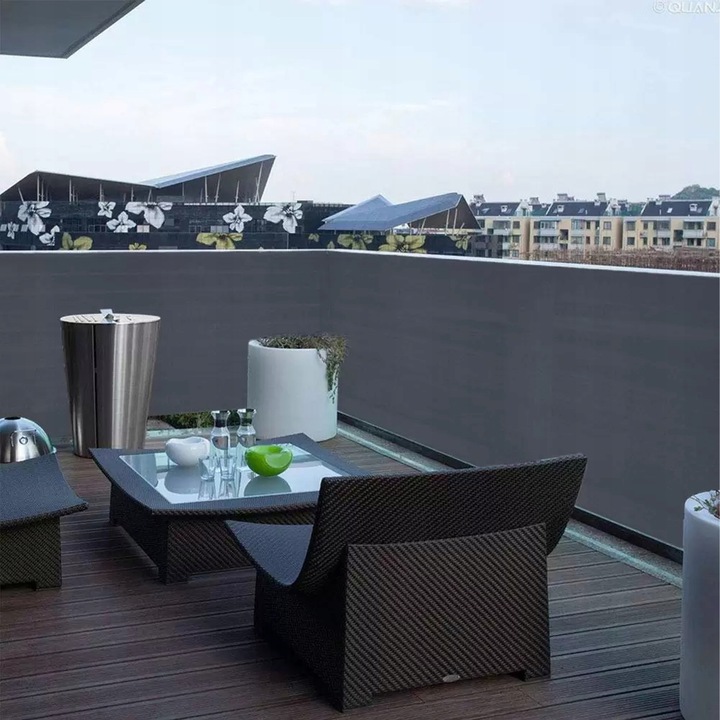 SIATKA CENIUJĄCA NA PŁOT 1,5X25M MASKUJĄCA GRAFIT