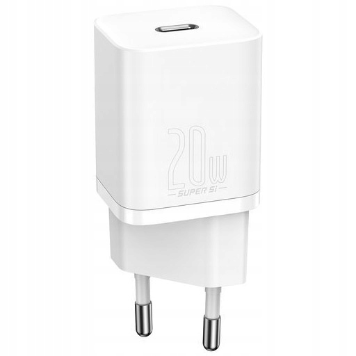 Ładowarka sieciowa Baseus USB-C 20W + kabel do iPhone Lightning fast charge