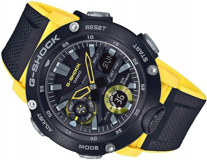 Zegarek Casio G-SHOCK Carbon Core Guard Casio-GA-2000-1A9ER