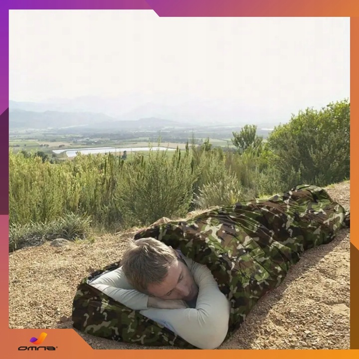 Śpiwór turystyczny dziecięcy dla dorosłych dziecka pod namiot ciepły kaptur