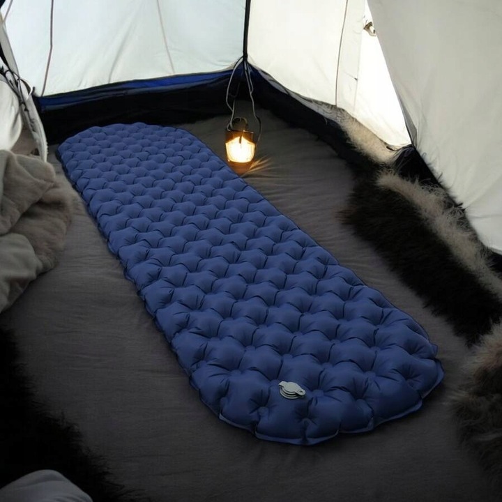 Mata Łóżko Turystyczne Dmuchany Materac Do Spania Gruby 200x60x10 cm Lekki