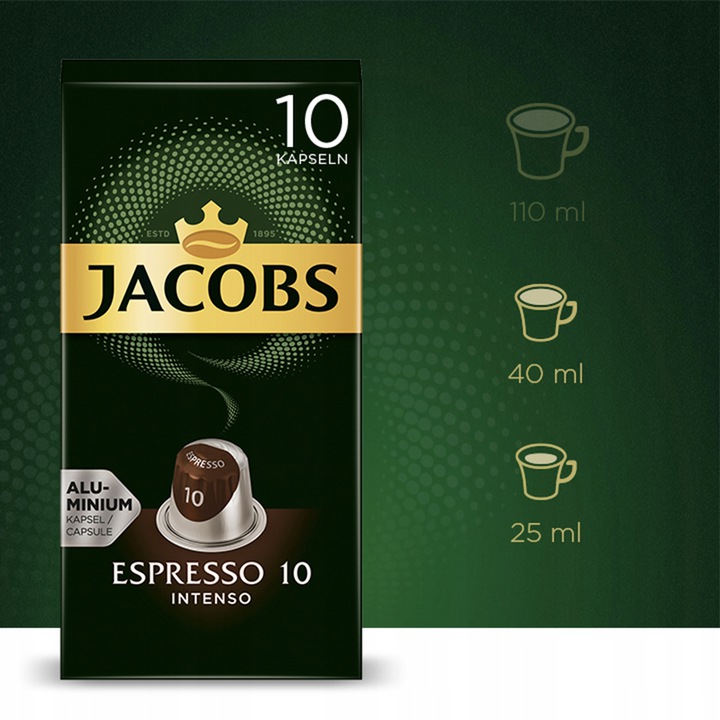 Kapsułki Jacobs L'OR do Nespresso(r)*100 kapsułek, 9+1 opakowanie GRATIS!