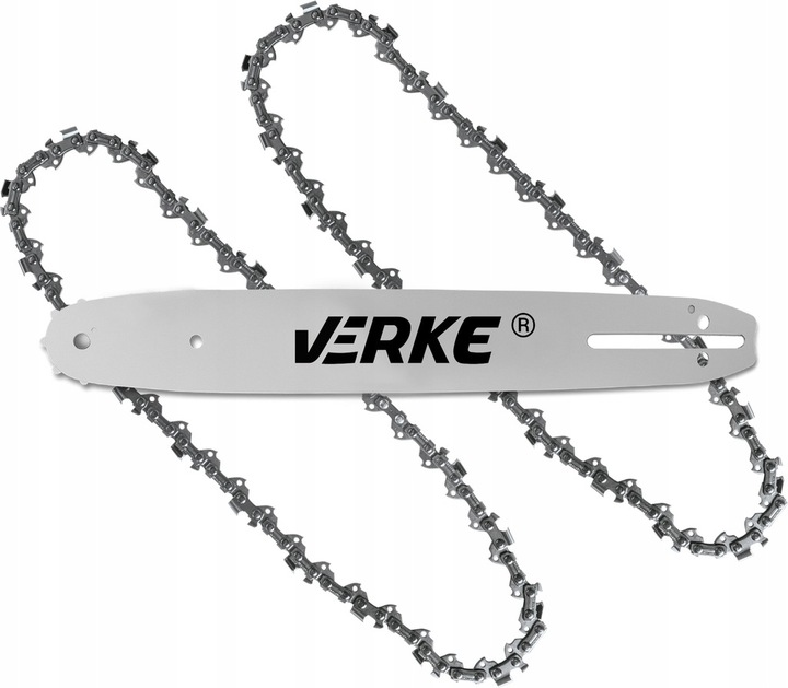 PROWADNICA Z 2 ŁAŃCUCHAMI PIŁY PILARKI SPALINOWEJ 10'' 25cm 3/8" 1,3mm 40o