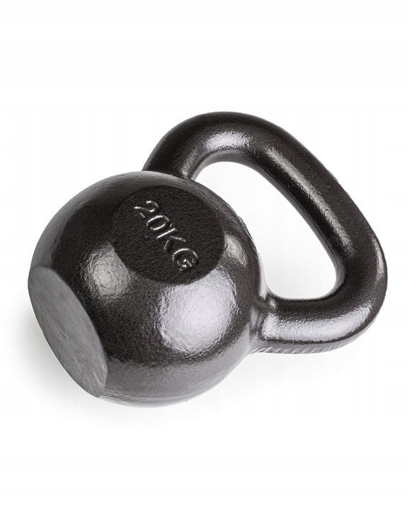 KETTLEBELL ODWAŻNIK DO ĆWICZEŃ KETTLE HANTLA HANTEL ŻELIWNY FITNESS 20KG