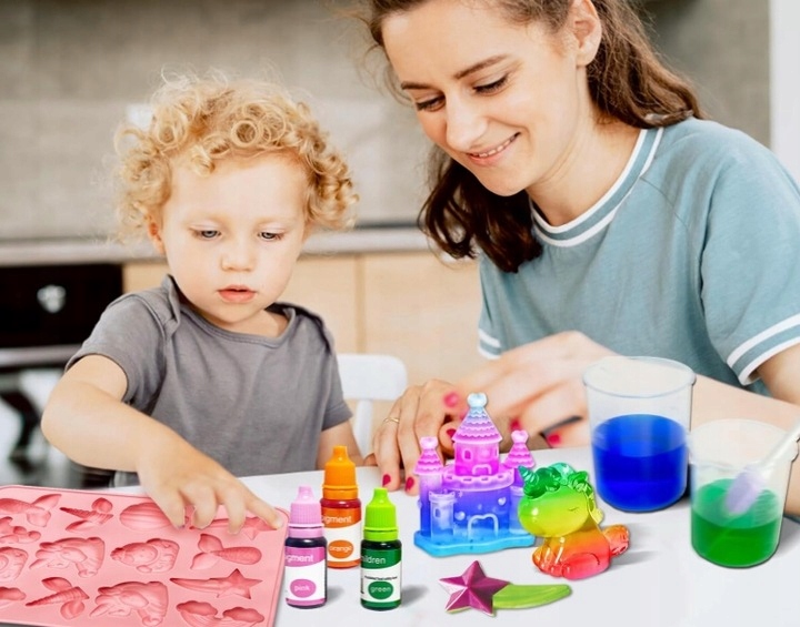 MYDLARSKI ZESTAW DO ROBIENIA MYDEŁEK MYDŁA DLA DZIECI KREATYWNY DIY PREZENT