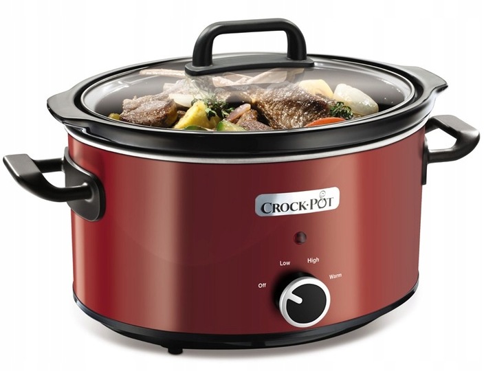 Wolnowar Crock-Pot SCV400RD-050 3,5 l czerwony 210 W