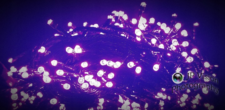 LAMPKI CHOINKOWE 300 LED FIOLETOWE WEW/ZEW