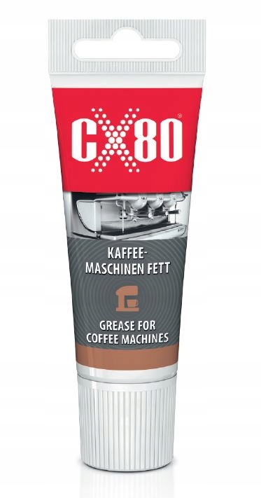 CX80 SMAR SILIKONOWY SPOŻYWCZY NSF DO EKSPRESU DO KAWY 40G TUBKA ZESTAW x3