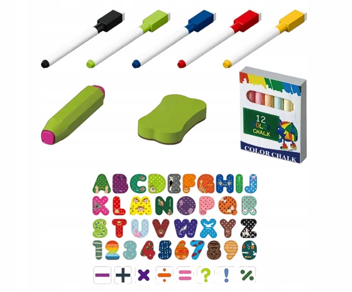 Dwustronna Tablica Królik Kreatywny Zestaw dla Małych Odkrywców Akcesoria