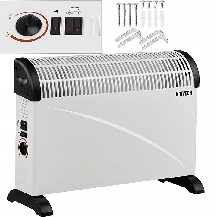 GRZEJNIK ELEKTYCZNY FARELKA KALORYFER TURBO NAWIEW