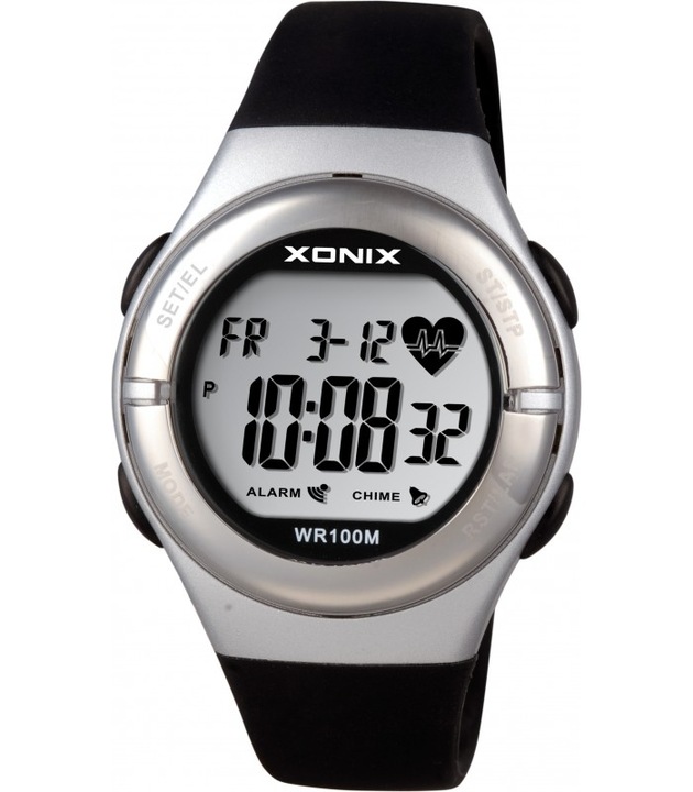 Zegarek z Pulsometrem Dla Nastolatka XONIX WR100m