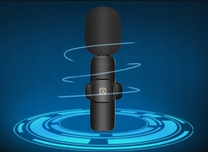 BEZPRZEWODOWY MIKROFON KRAWATOWY PULUZ USB-C