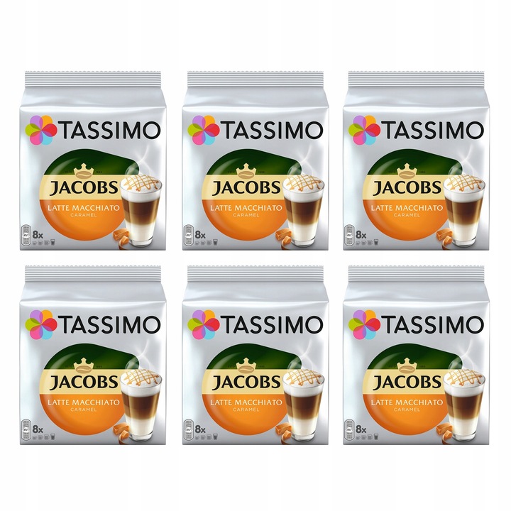 Tassimo Jacobs Latte Macchiato Caramel 5+1 GRATIS