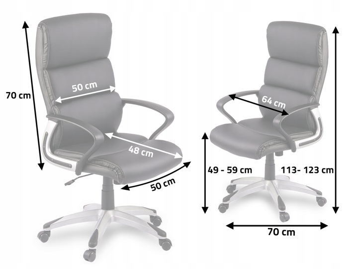 FOTEL BIUROWY OBROTOWY KOMFORTOWY KRZESŁO BIUROWE