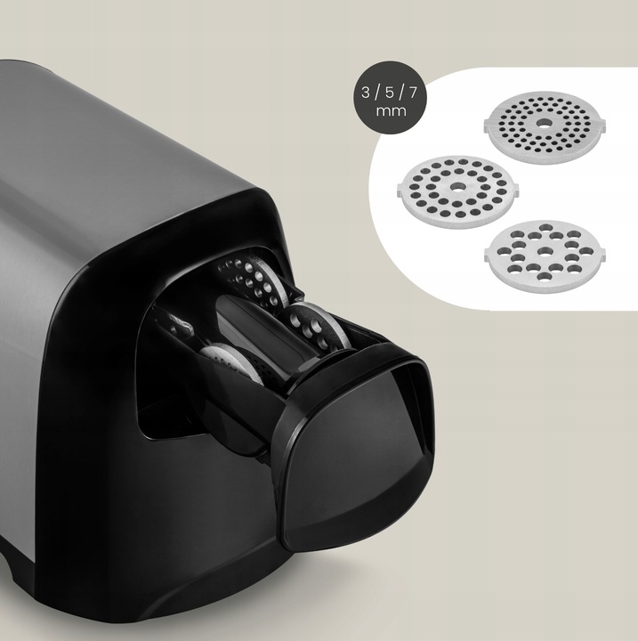 Maszynka do mielenia mięsa ZEEGMA szatkownica nadziewarka kiełbasy 3 sita