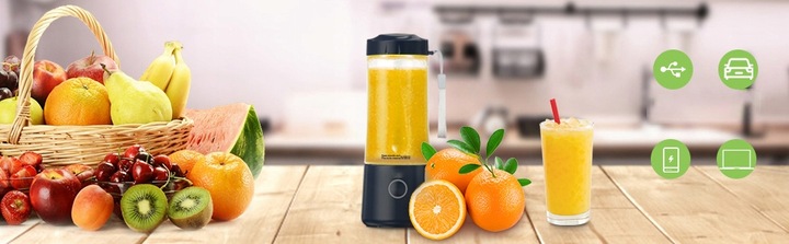 Blender Kielichowy Przenośny Bezprzewodowy 4000mAh Do Smoothie - Prezent