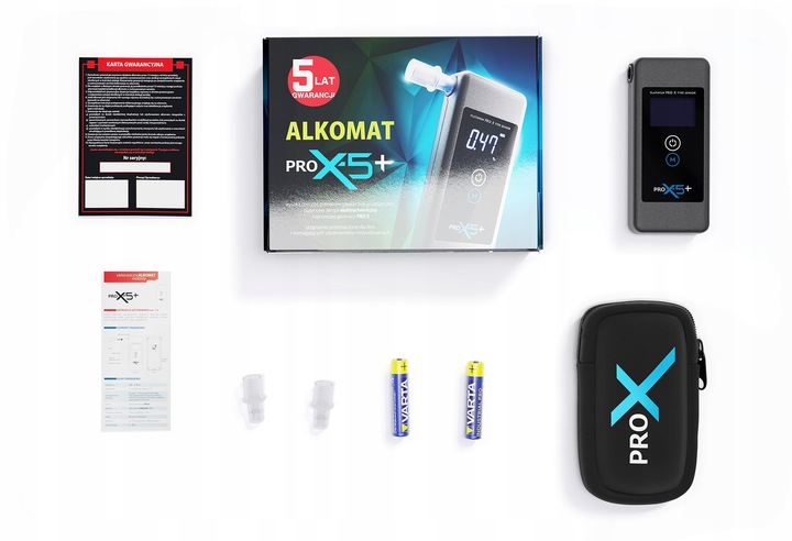 Alkomat elektrochemiczny PRO X-5 PLUS