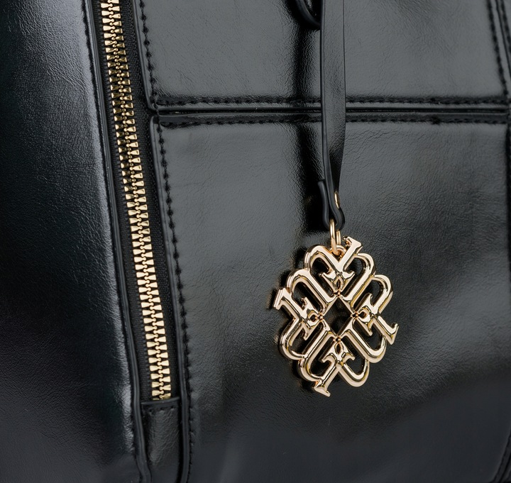 Torebka Damska do pracy SHOPPER MONNARI NA RAMIĘ Aktówka Czarna Premium