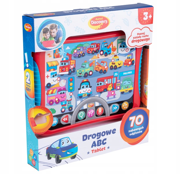 DUMEL Interaktywny TABLET DROGOWE ABC zasady ruchu