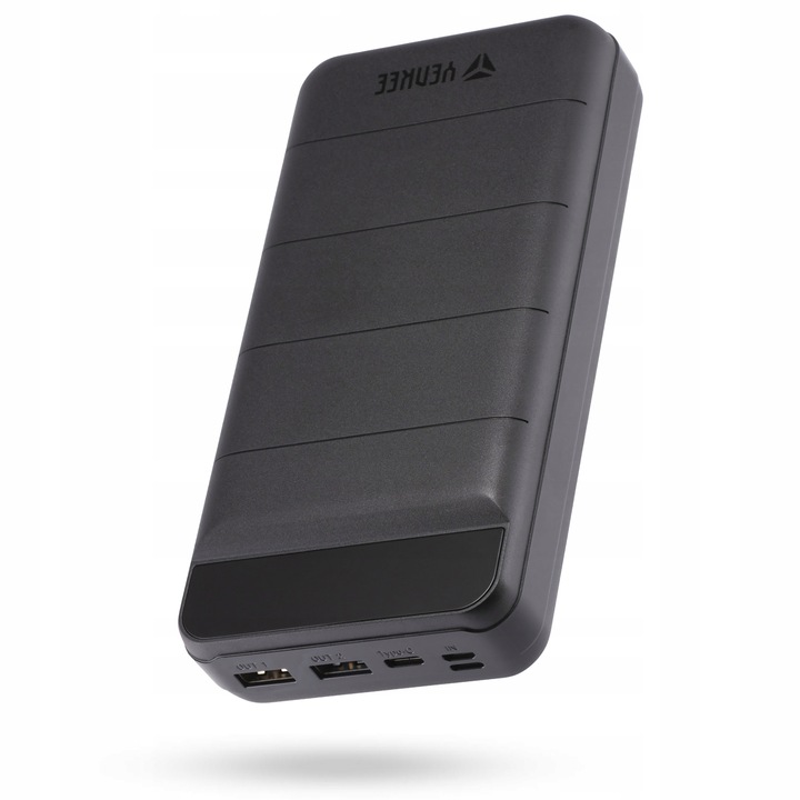 Powerbank Yenkee YPB 3010 2xUSB LCD Micro USB USB-C Lighting 30 000 mAh
