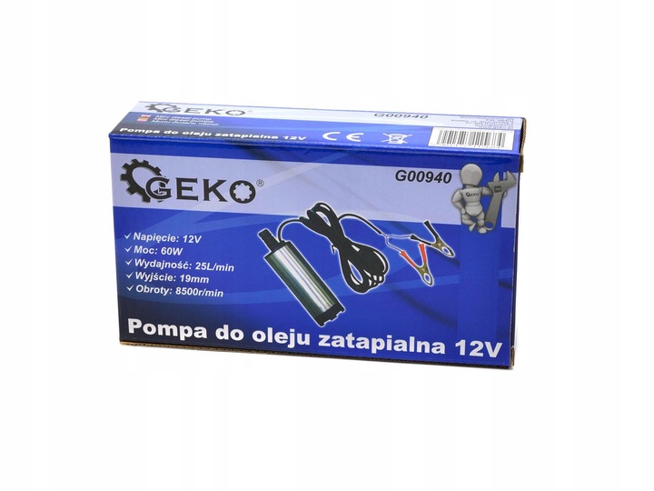 POMPKA POMPA CPN PALIWA OLEJU ROPY WODY 12V 52MM