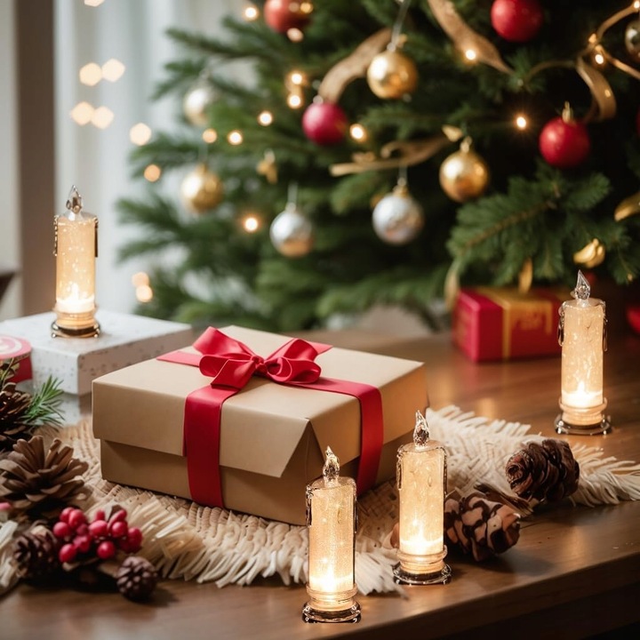 8szt ŚWIECE ŚWIECZKA OZDOBNA WKŁAD DO ZNICZY 15cm LED NA BATERIE W ZESTAWIE